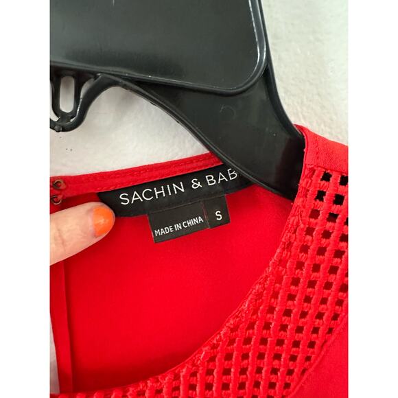 Sachin + Babi Anthropologie Women's Top Sleeveless Tank Red Scarlet Small - Picture 5 of 10